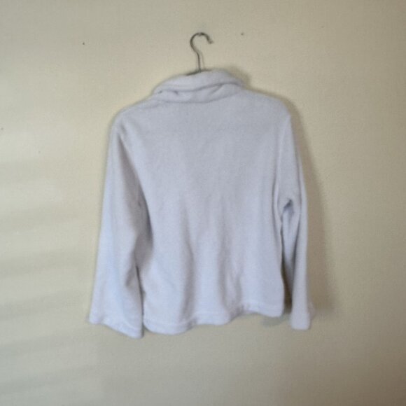 Charter Club Intimates Womens White Cozy Cardigan Large Pockets Loungewear - Picture 4 of 7